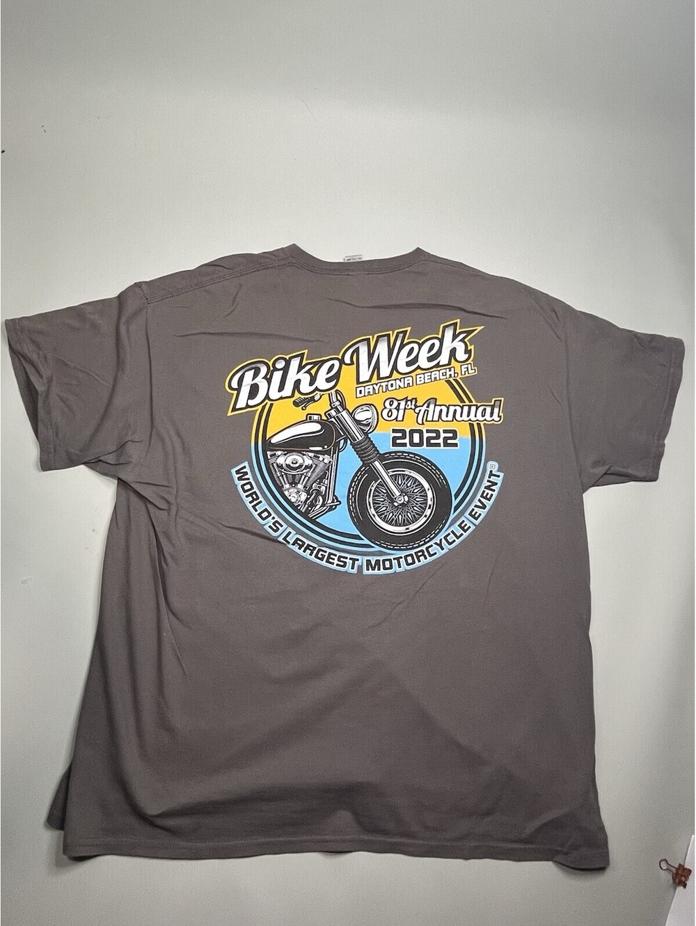 Daytona Beach Bike Week 2022 Graphic XXL Gildan Heavy Cotton